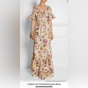 NWT Diane Von Furstenberg Jane maxi dress